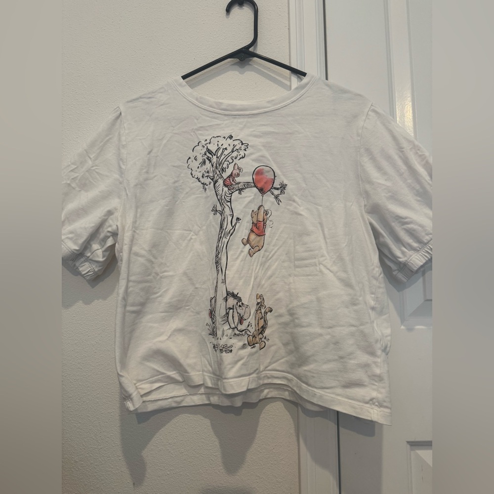 Disneyland Winnie the Pooh Cropped Graphic Tee – Size Large